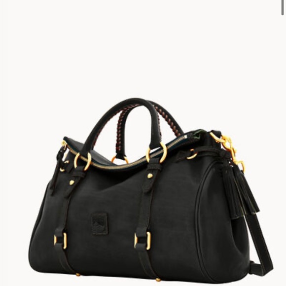 Gorgeous Dooney and Burke Satchel Florentine Leather Bag - Picture 4 of 13